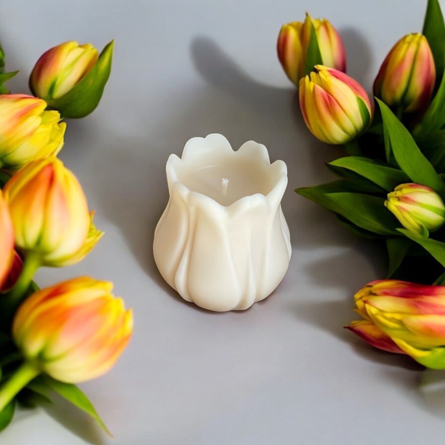 Bougie Tulipe 🌷| Bougie décorative
