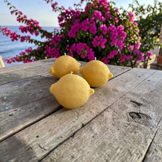 Le Duo Bougies Citron 🍋 | Bougies décoratives